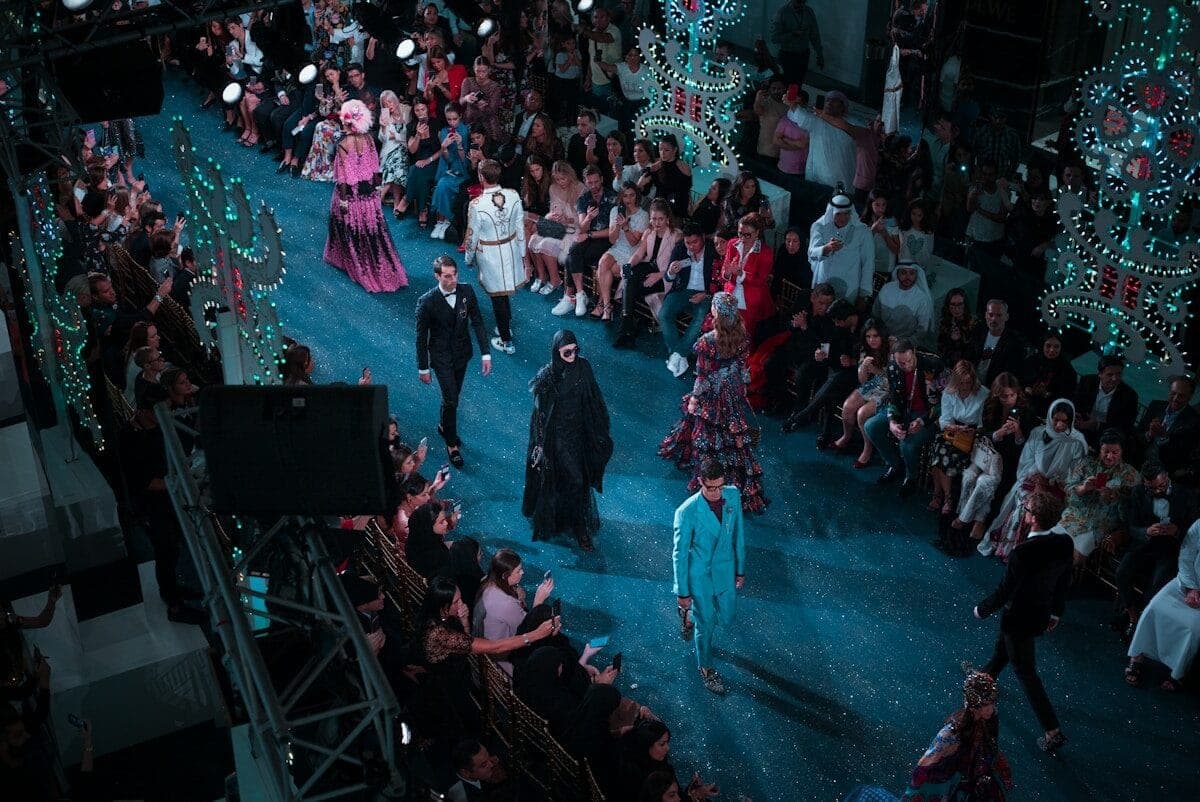 people fashion show on stage