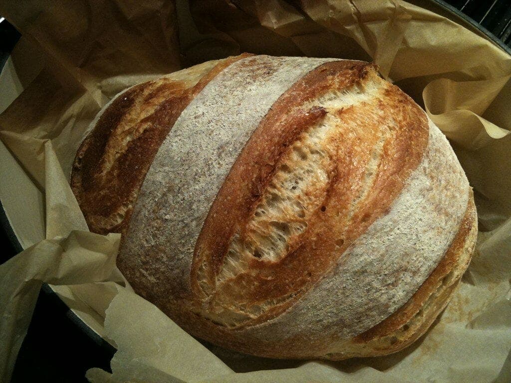 Pot baked sourdough